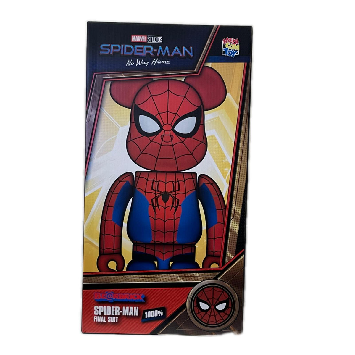 BE@RBRICK スパイダーマン ファイナルスーツVer. 1000% スパイダーマン:ノー・ウェイ・ホーム/Spider-Man: No Way Home メディコム・トイ フィギュア/グッズ