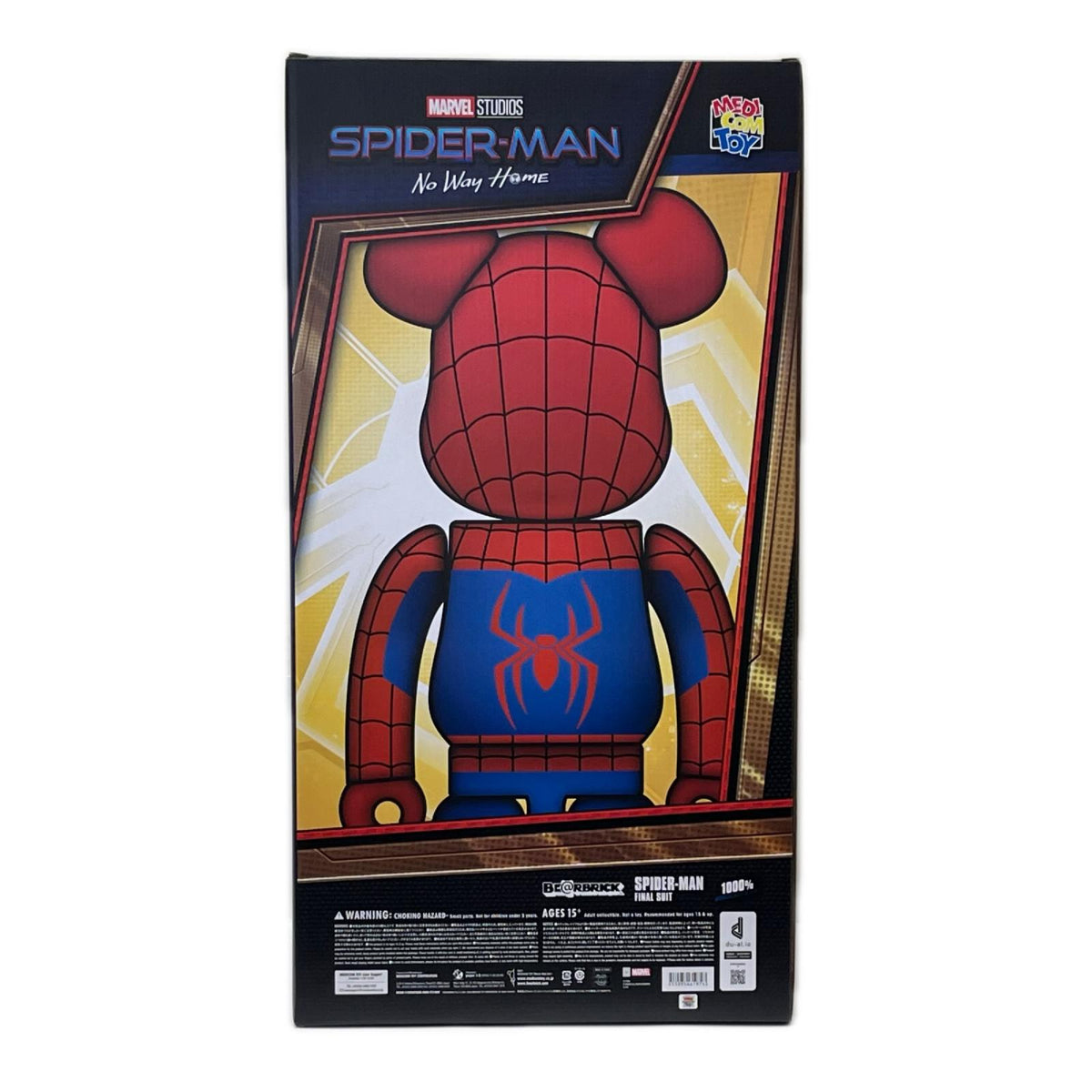 BE@RBRICK スパイダーマン ファイナルスーツVer. 1000% スパイダーマン:ノー・ウェイ・ホーム/Spider-Man: No Way Home メディコム・トイ フィギュア/グッズ