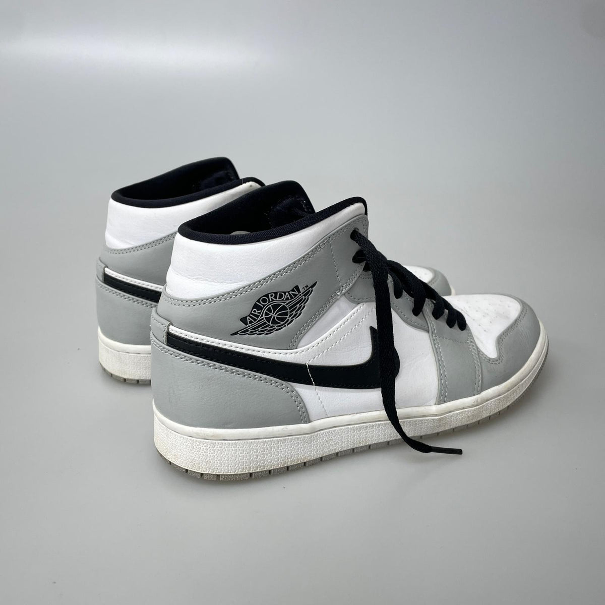 スニーカー Air Jordan 1 Mid Light Smoke 26.5cm 26.5cm (US8 1/2 UK8 EU43)