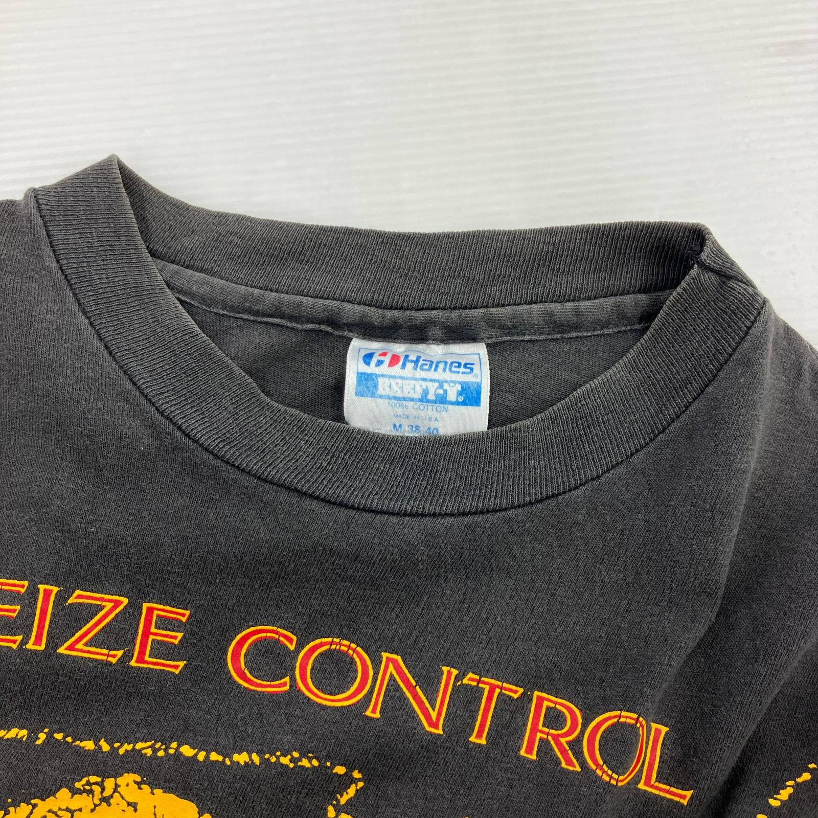 半袖Tシャツ 80s Seize Control (M) M ブラック