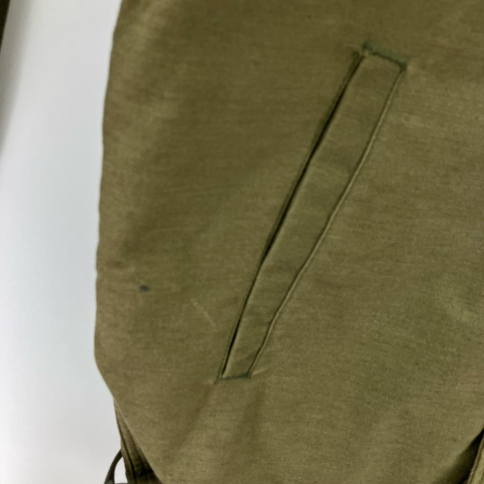 ミリタリージャケット 80s 米軍 US NAVY A-2デッキ(M) M カーキ