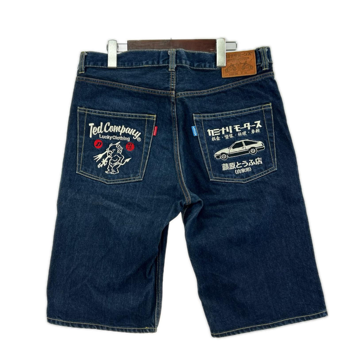 ショートパンツ TED MAN 頭文字D カミナリモータース w34 34 ネイビー