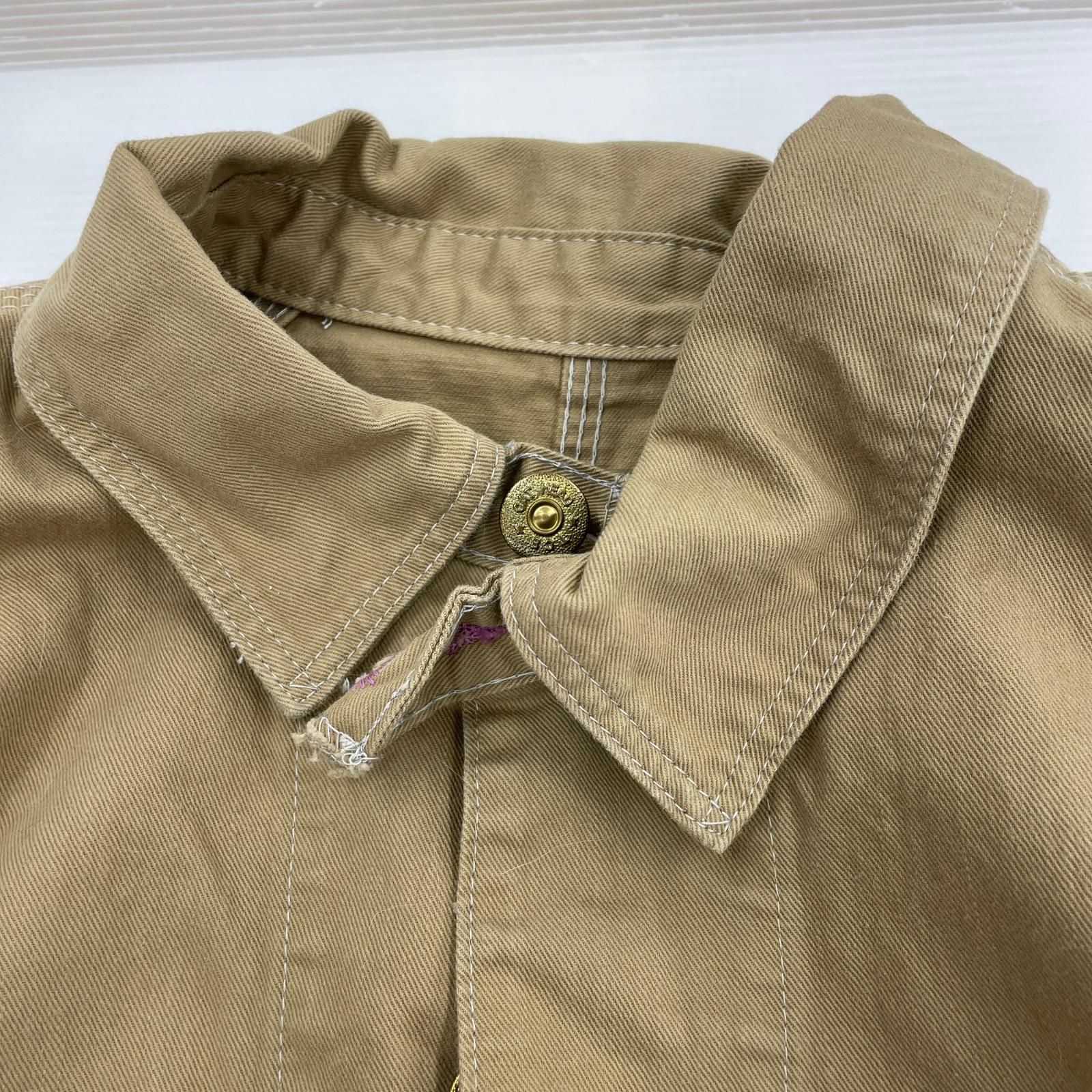デニムジャケット tcb jeans デニムジャケット 42 42 ブラウン