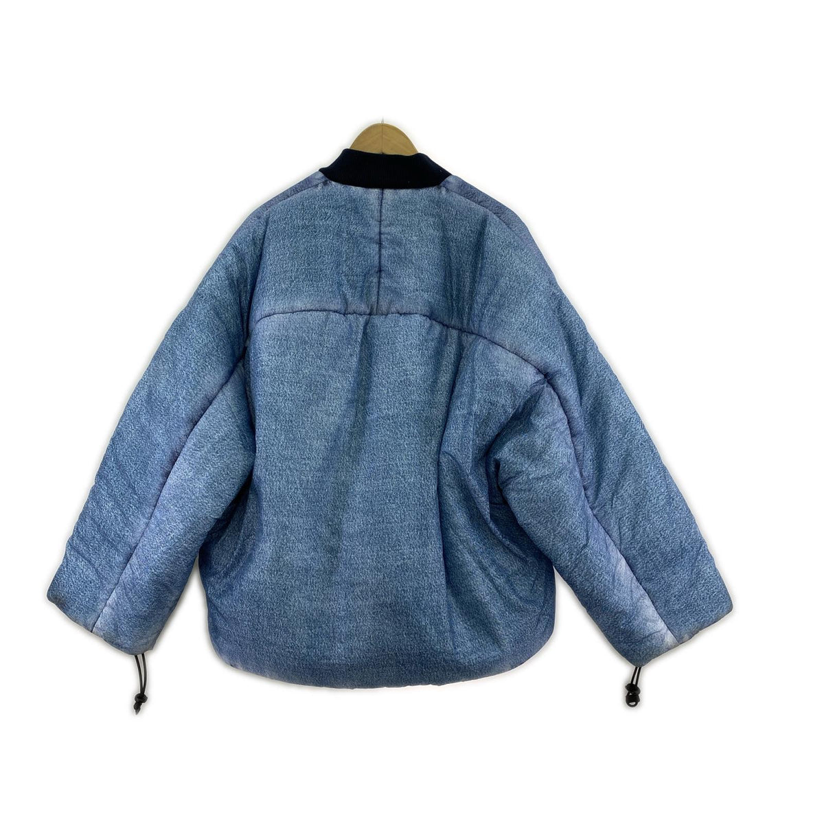ジャケット W-DAY-PRINT ボンバージャケット ブルー