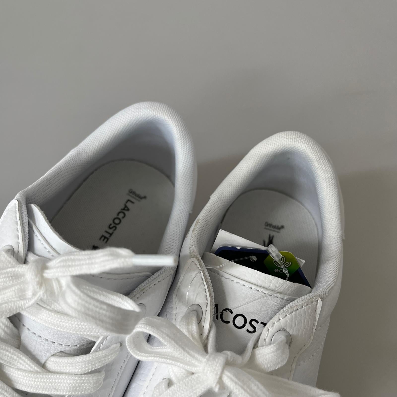 スニーカー LACOSTE パワーコート スニーカー 37 ホワイト
