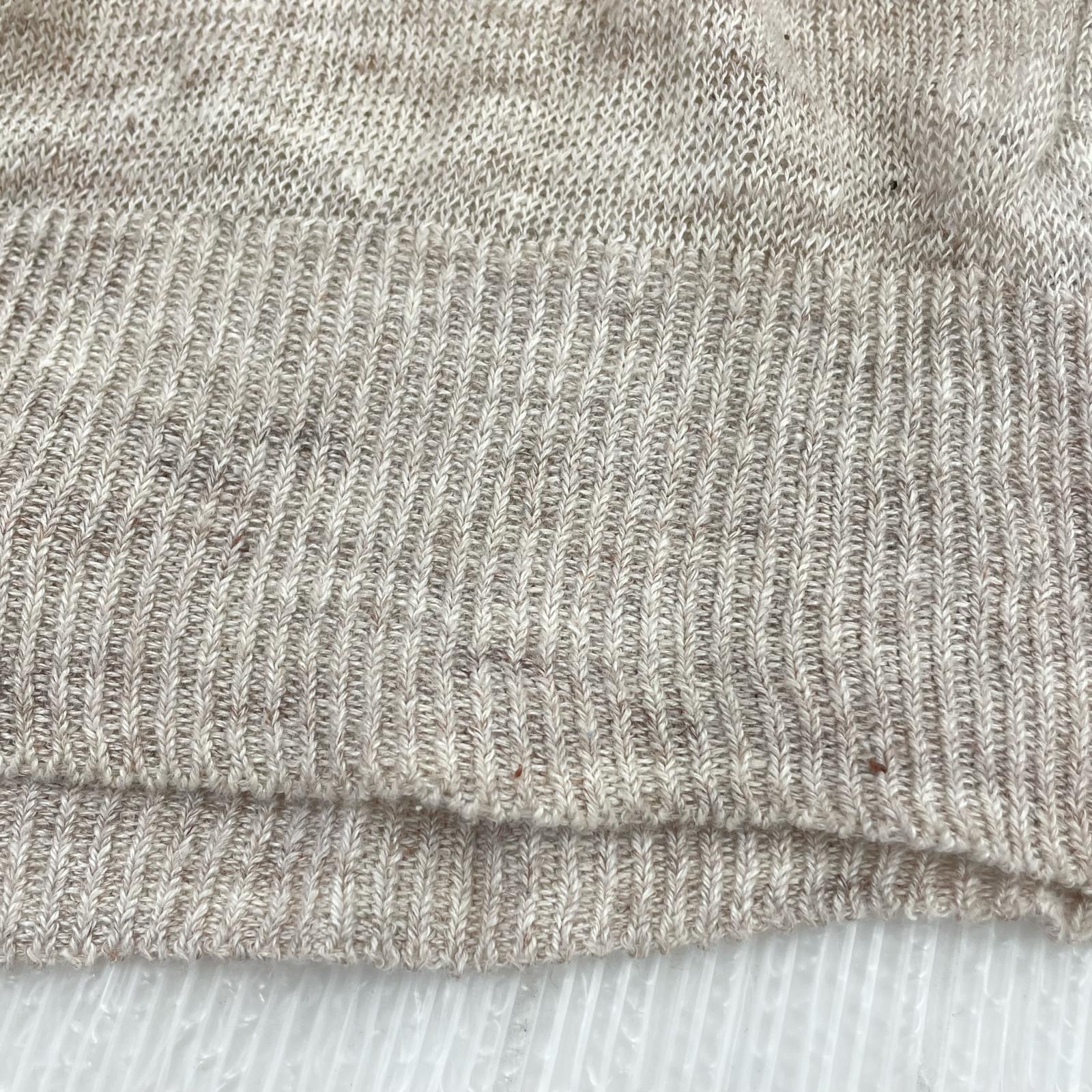 ニット HERILL 25SS Linen WG Pullover size3 ベージュ