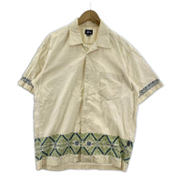 半袖シャツ STUSSY アロハシャツ アイボリー M M