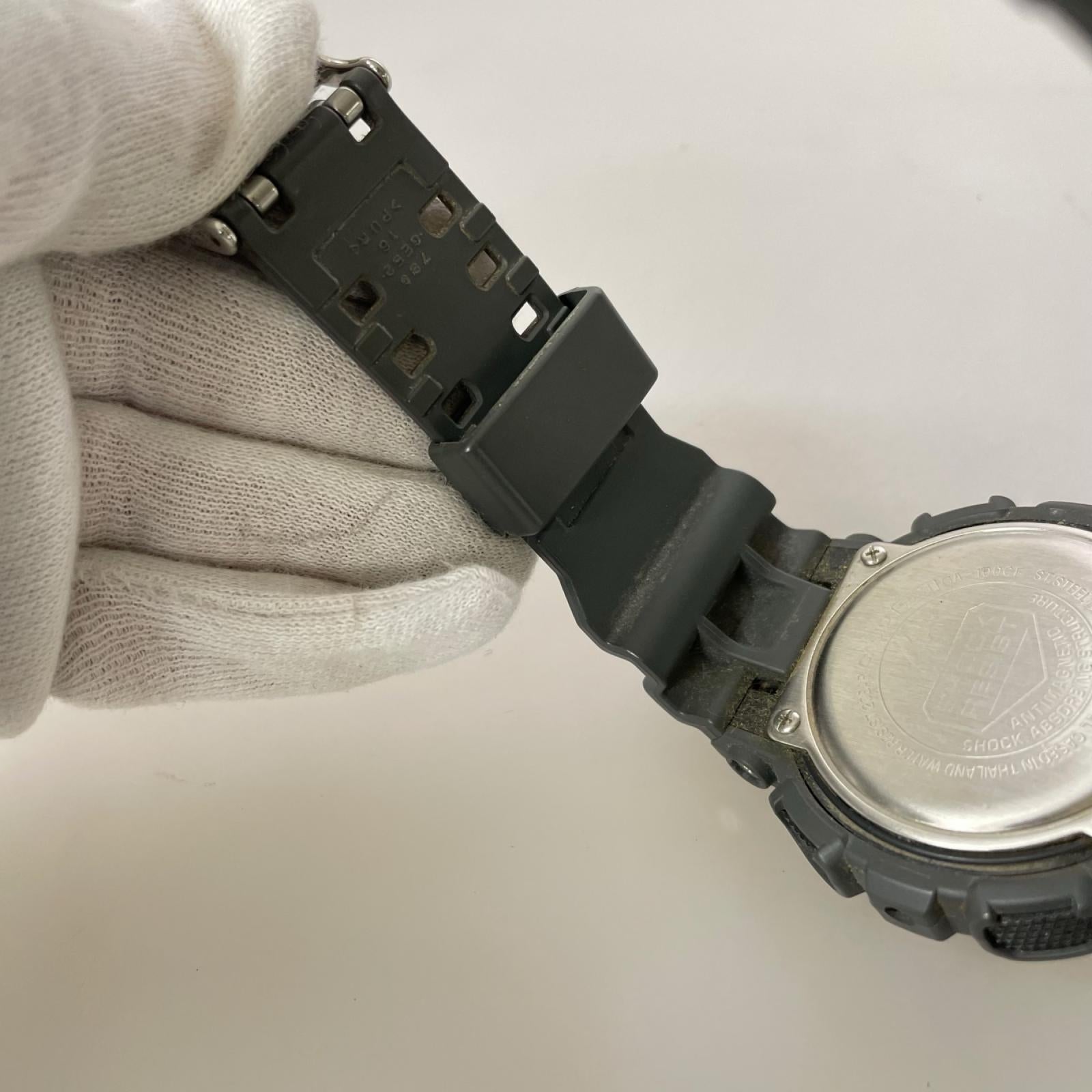 腕時計 GA-100CF クォーツ 腕時計 ブラック