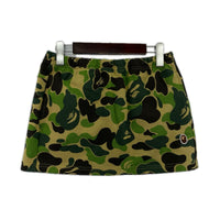 ミニスカート ABC CAMO SWEAT SKIRT S グリーン