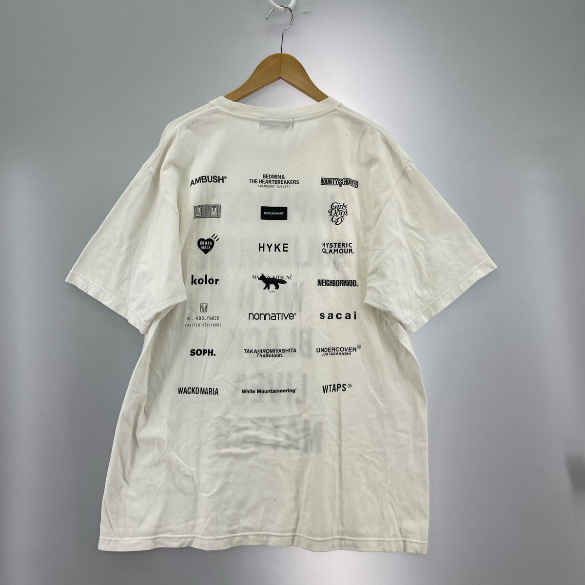 半袖Tシャツ JAPANESE SOLIDAITY WITH BLACK LIVES ホワイト ホワイト