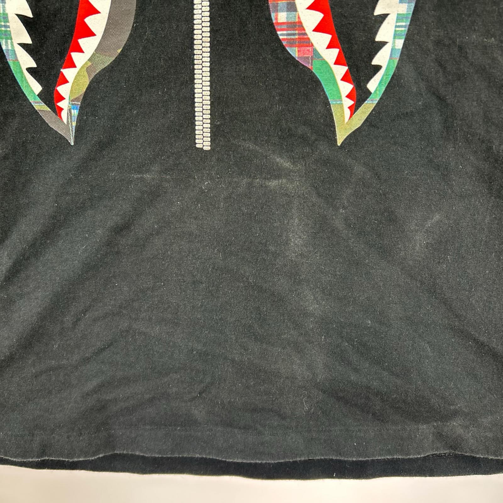 半袖Tシャツ Shark Tee 黒 (M) M ブラック
