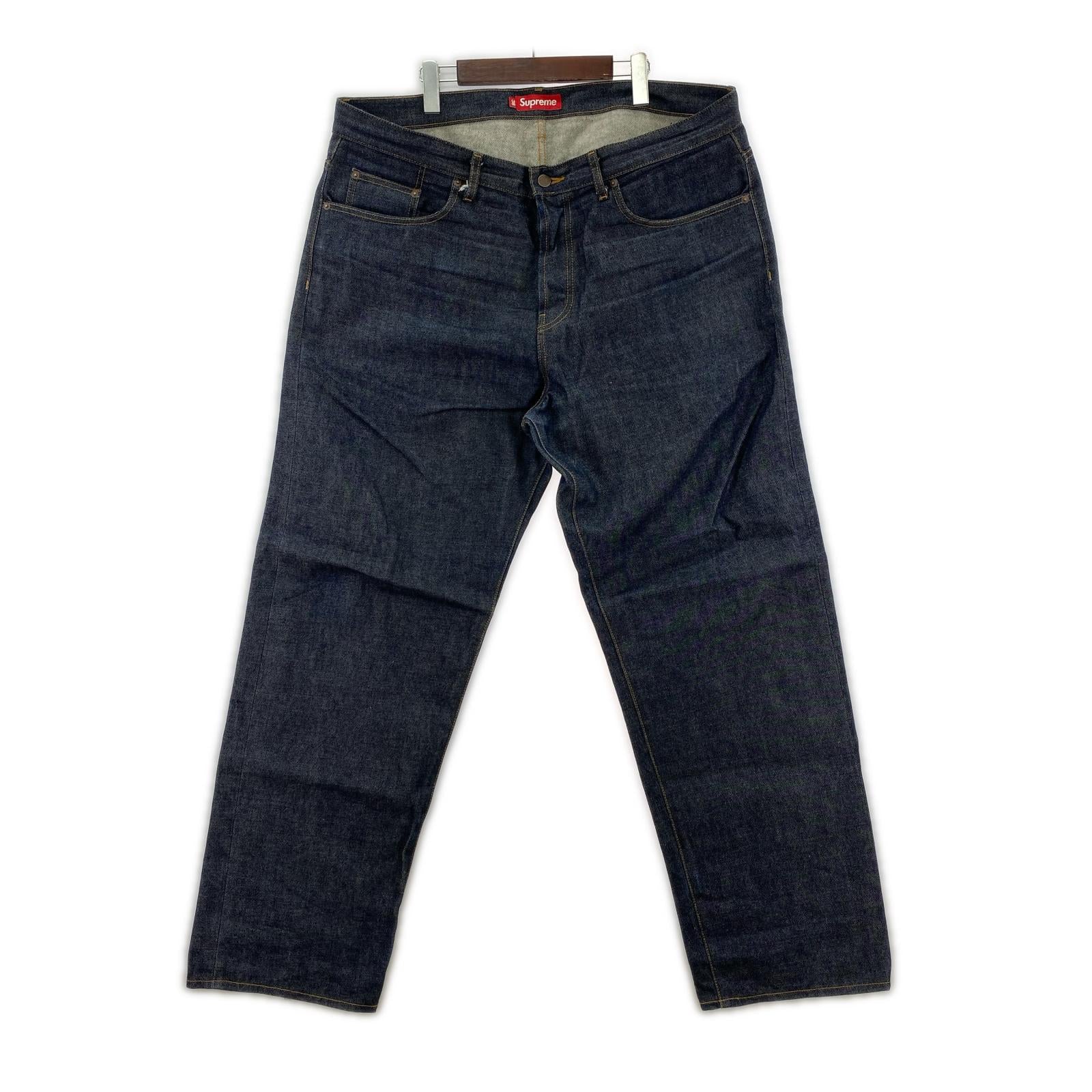 デニムパンツ 25FW Rigid Loose Fit Selvedge Jeans 38 38 ネイビー