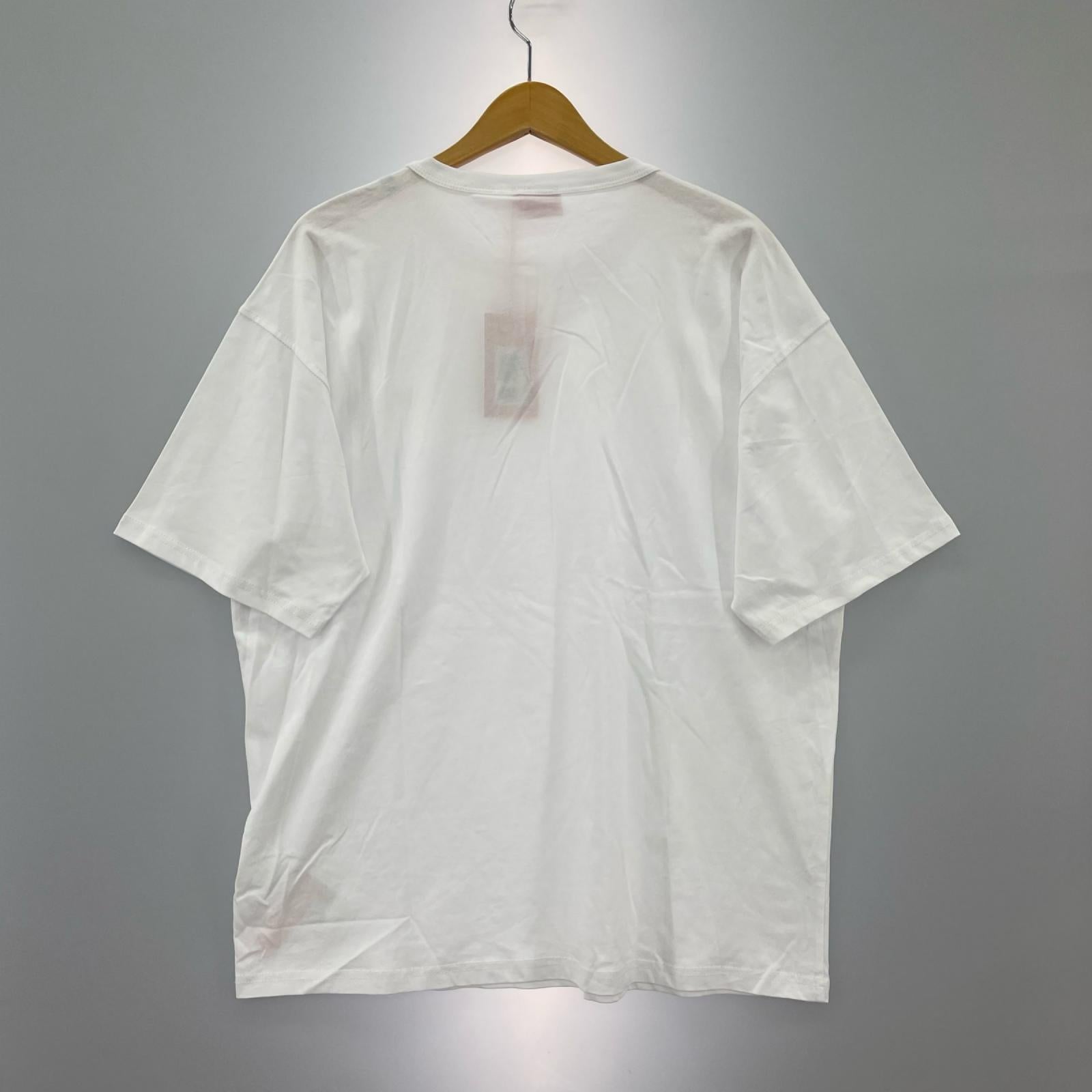 半袖Tシャツ T-BOXT-R30/ワンポイントクルーネック/白 L ホワイト
