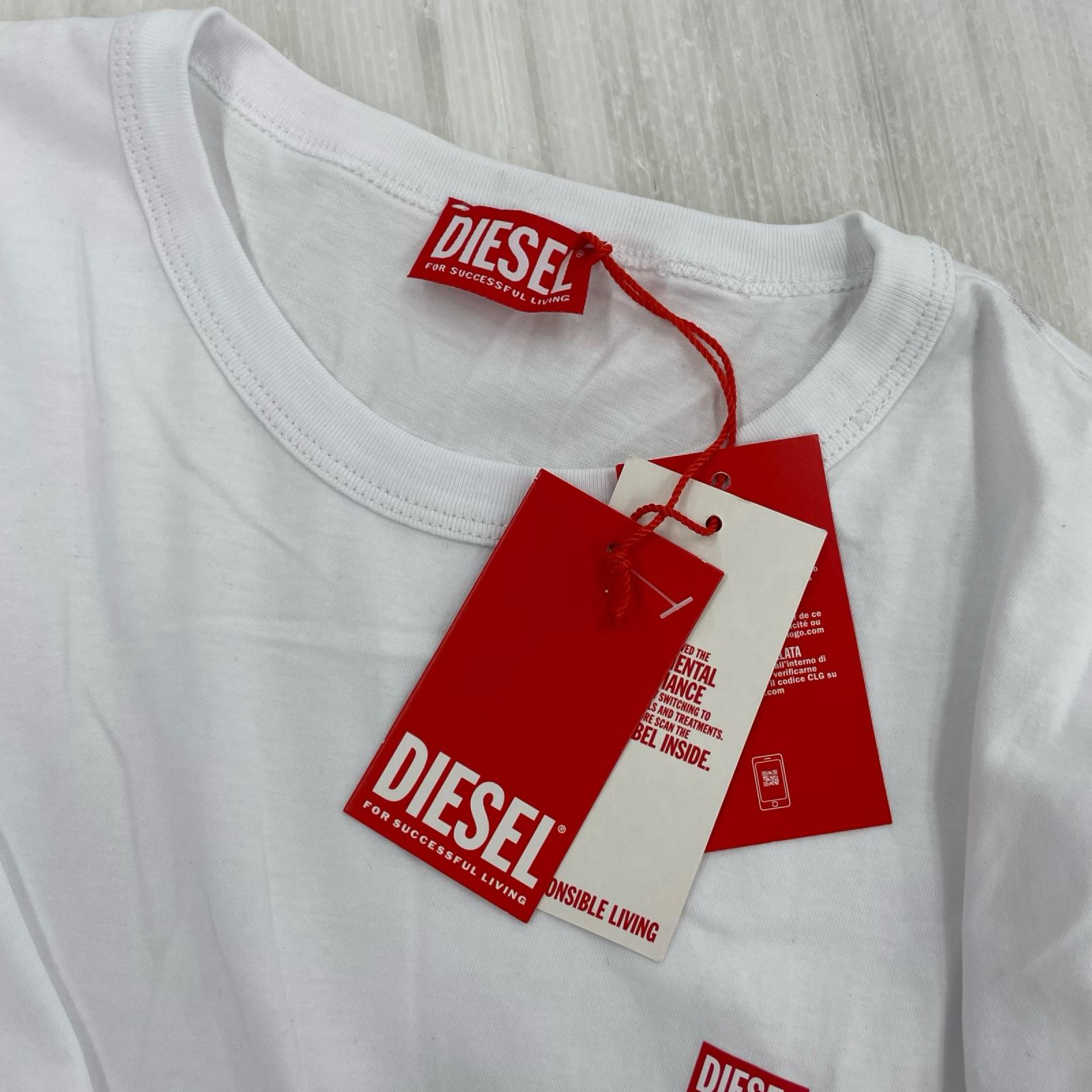 半袖Tシャツ T-BOXT-R30/ワンポイントクルーネック/白 L ホワイト