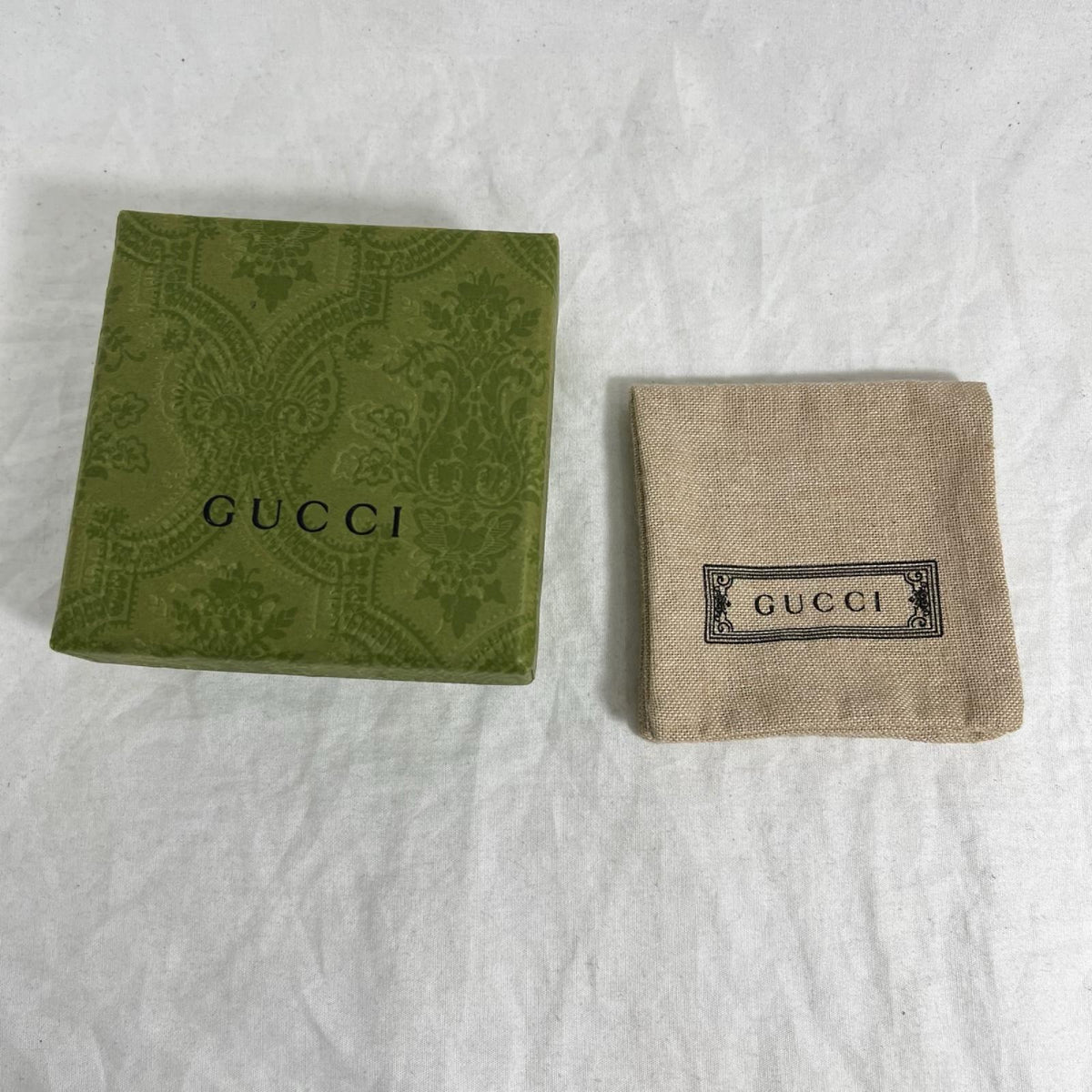 GUCCI ダブルGワイドリング