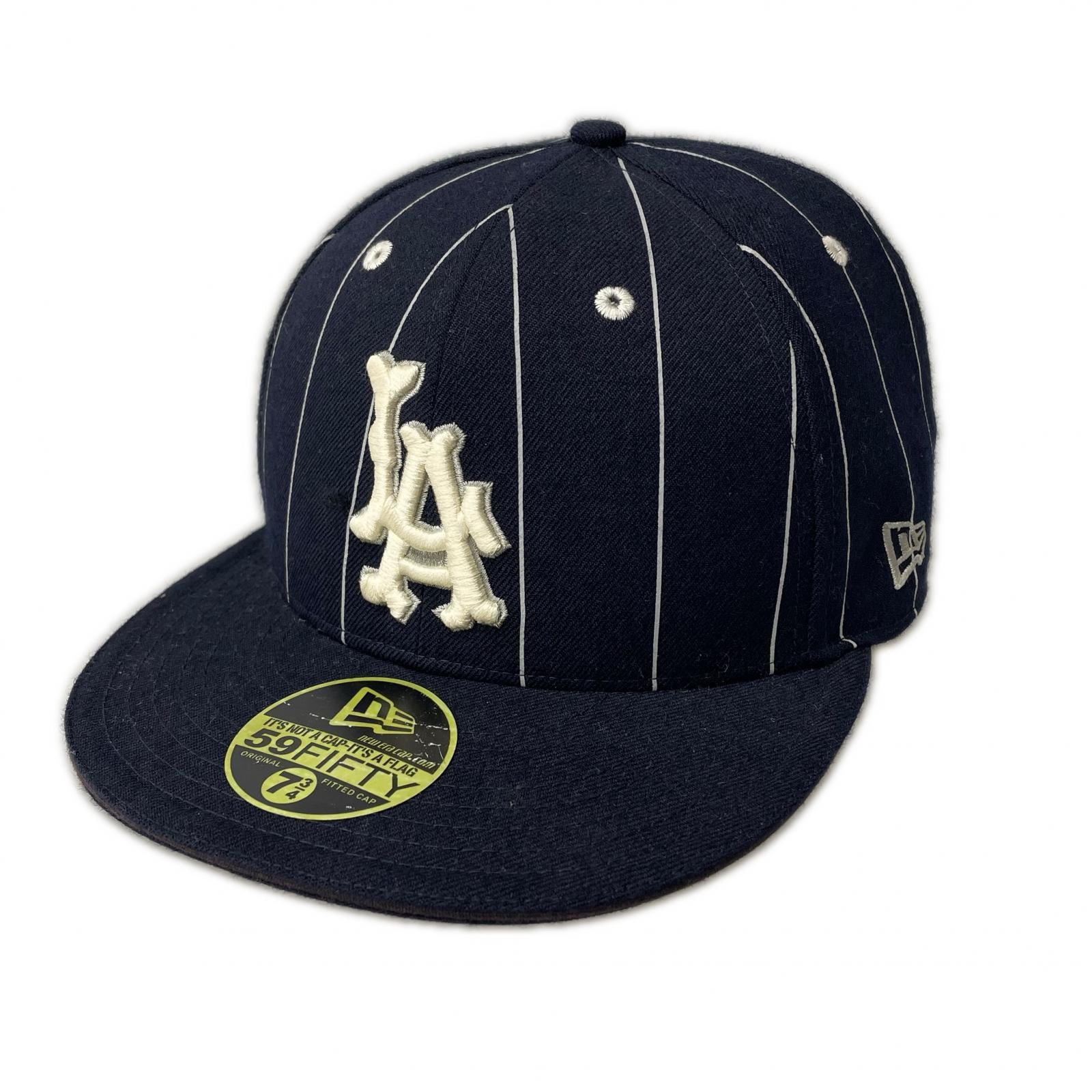 キャップ NEW ERA×SYUSSY LA ドジャース 59FIFTYキャップ ネイビー