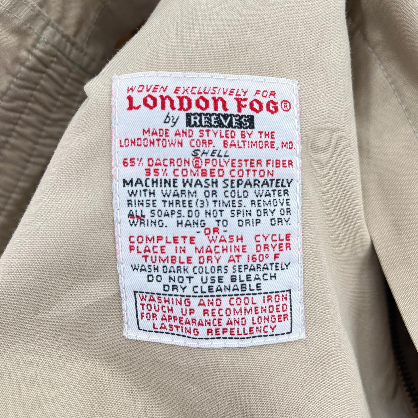 ブルゾン LONDON FOG スイングトップ 44LONG 44 ベージュ