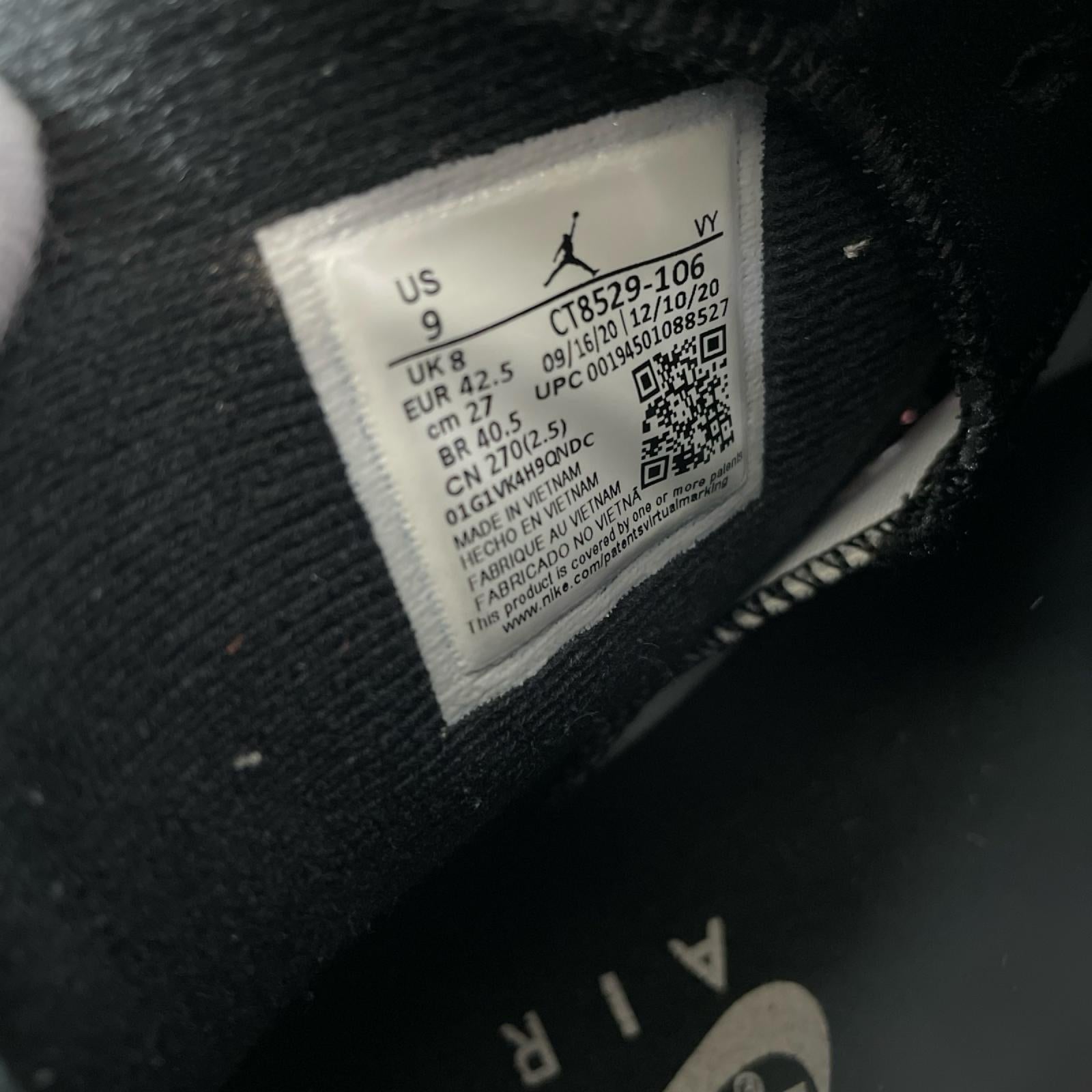 スニーカー NIKE AIR JORDAN 6 RETRO Carmine2021 27cm (US9 UK8 1/2 EU44)