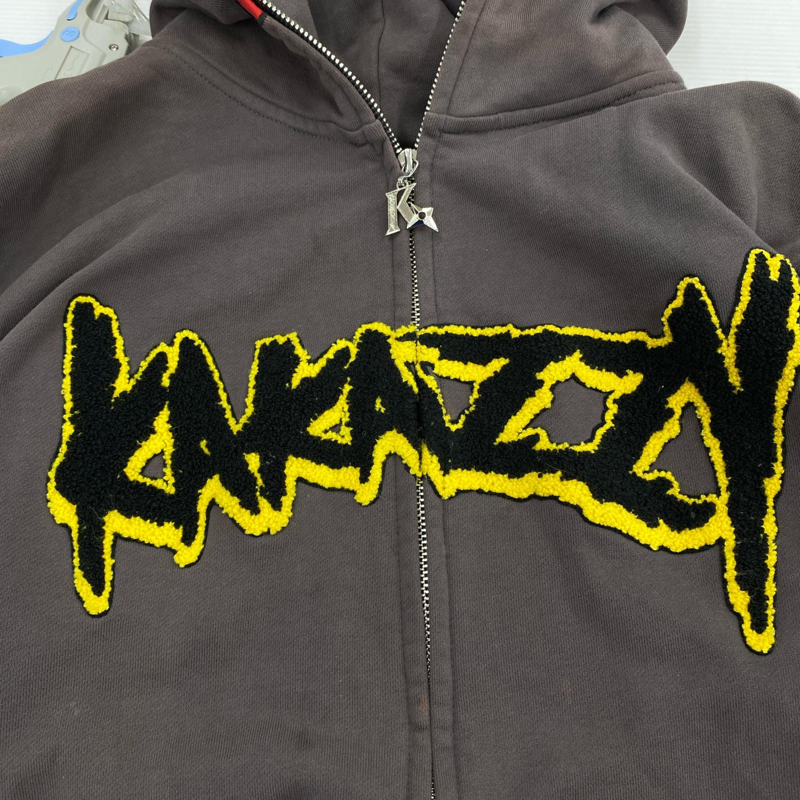 パーカー KaKazzy ブラッキー XL ブラウン