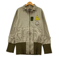 ジャケット ISSEY MIYAKE ワッペン付 ボンバージャケット カーキ カーキ