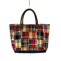 その他バッグ L.L.Bean チェック柄 レザーハンドル トートバッグ