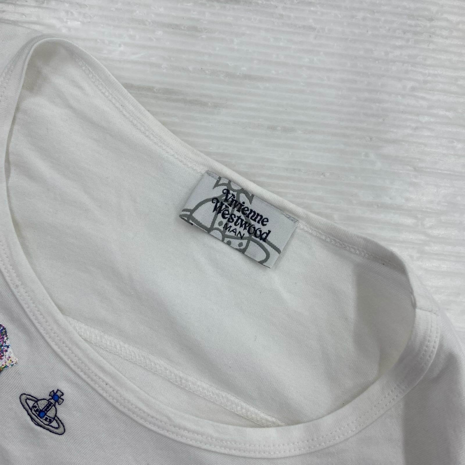 半袖Tシャツ 花柄 サイズF フリー ホワイト