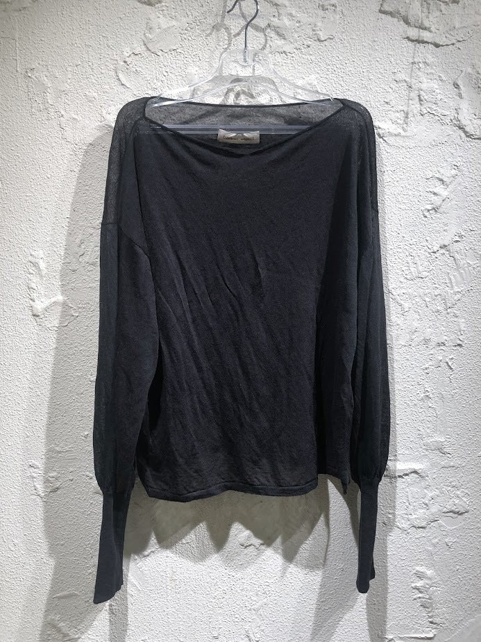 長袖Tシャツ barbell object knit po