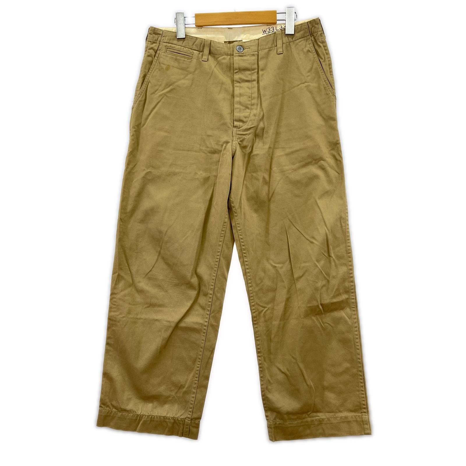パンツ 35-T-1204 U.S. ARMY W33 33 ベージュ