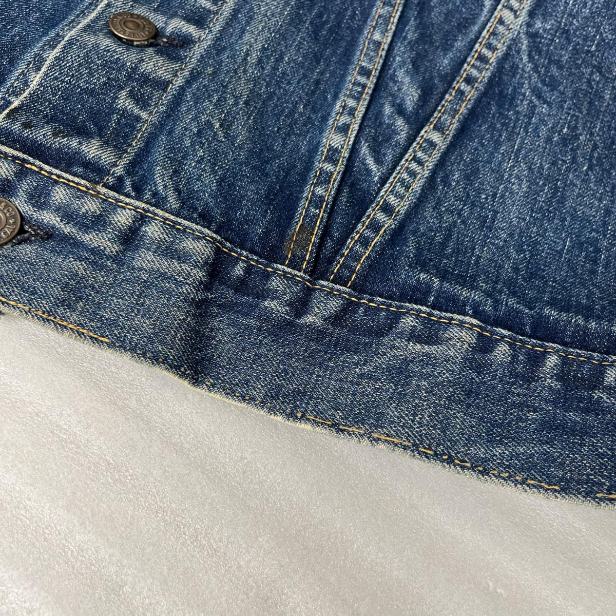 デニムジャケット 60s 557 BIG E ボタン裏O 均等V