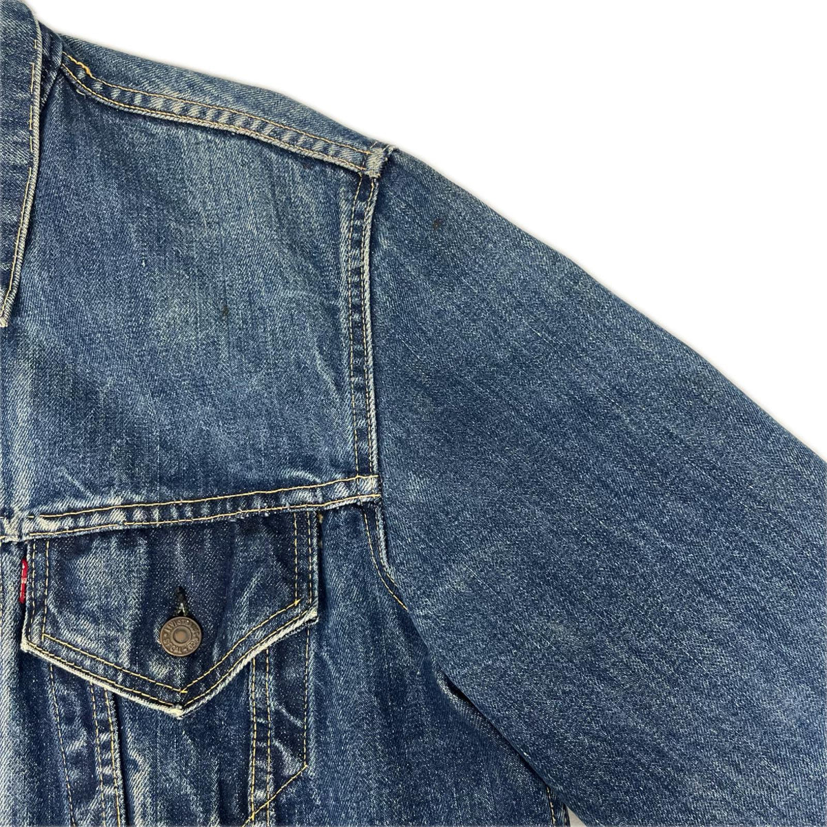 デニムジャケット 60s 557 BIG E ボタン裏O 均等V