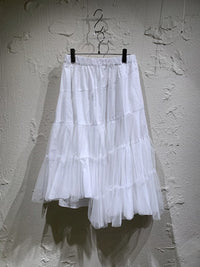 ロングスカート COMME des GARCONS 23SS ティアードチュールスカート