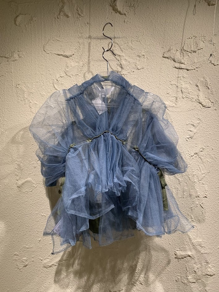 半袖シャツ 25SS チュールブラウス