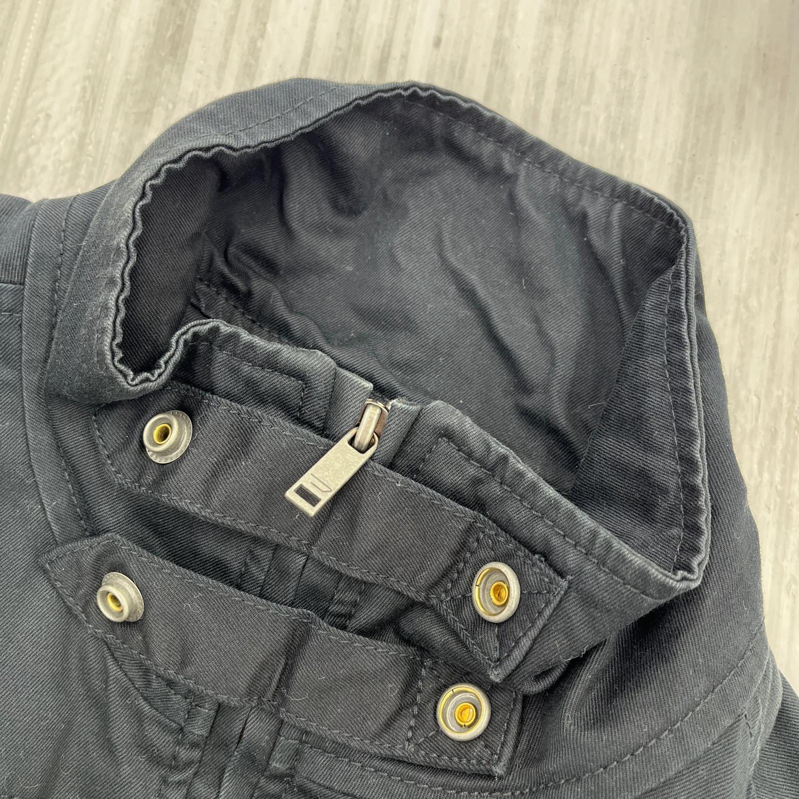 ジャケット 黒 ミリタリー 00s 金タグ M ブラック