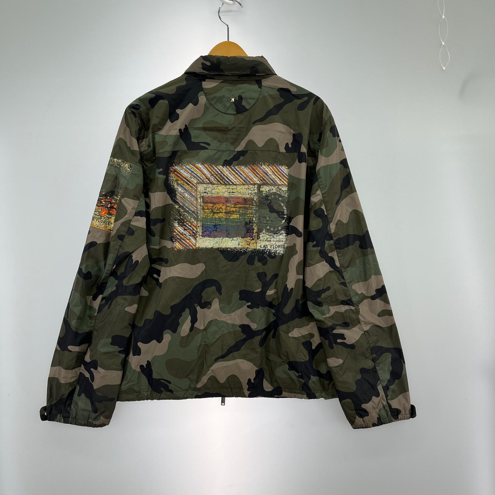 ジャケット カモ ナイロン Wジップ 48