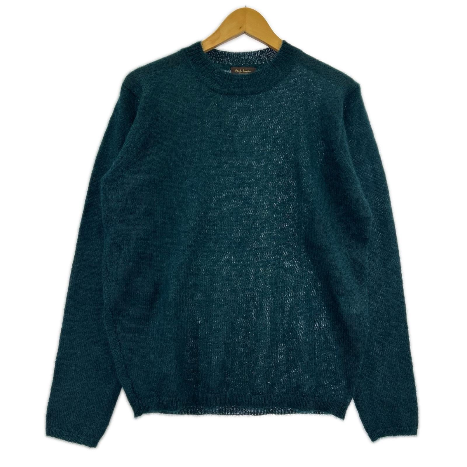 ニット モヘアシルク ニット セーター グリーン M M グリーン
