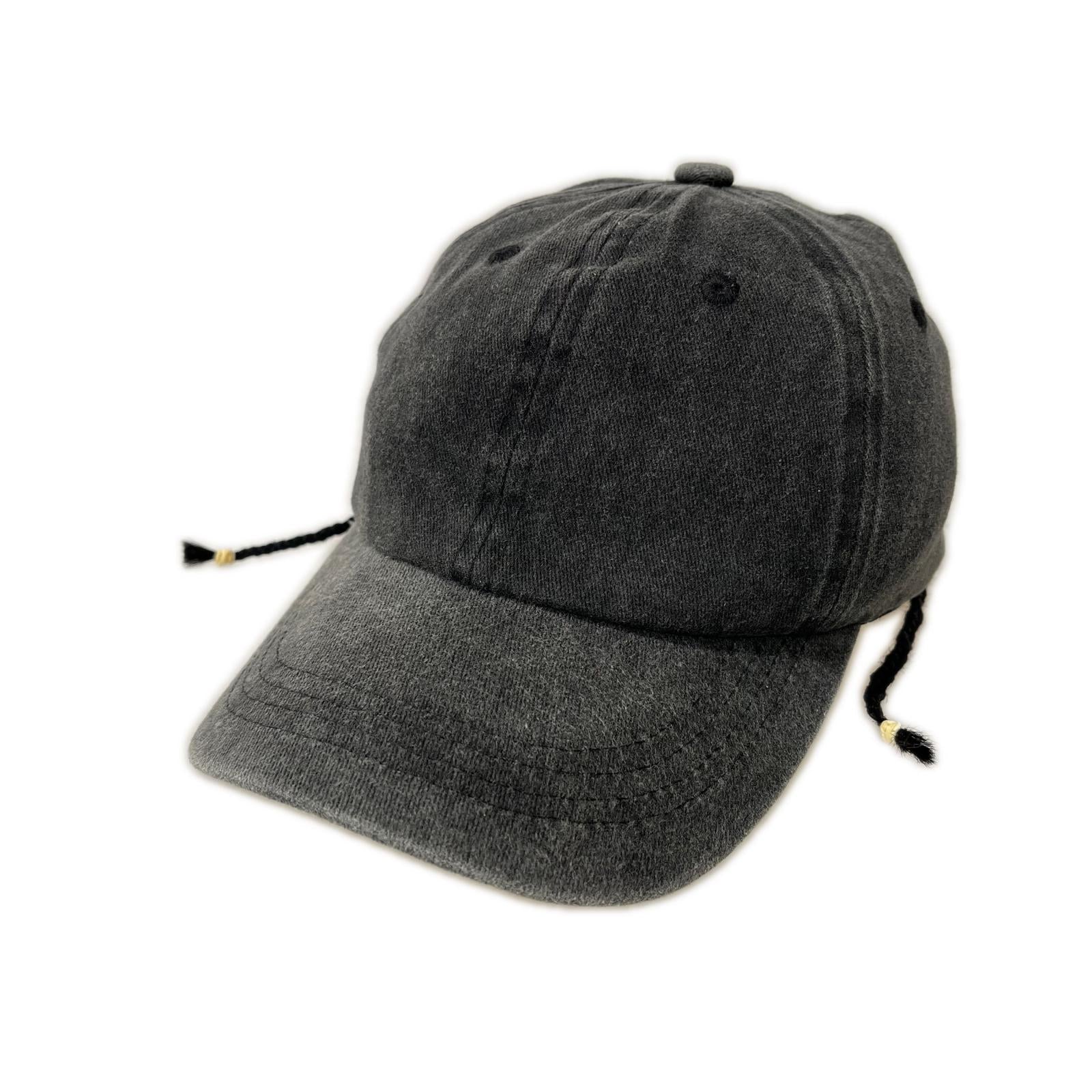 キャップ Gil Hursthausen Braids Cap 三つ編み フェードキャップ ブラック ブラック
