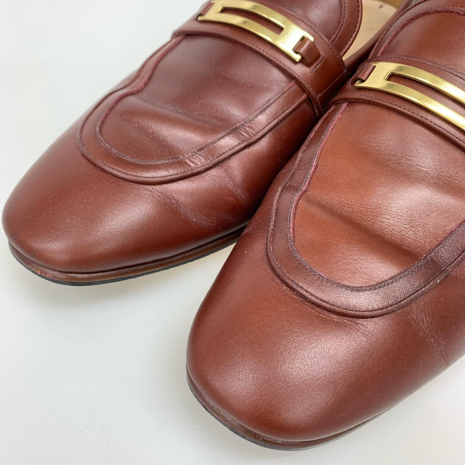 シューズ CALMANTHOLOGY EVENING LOAFER サイズ7.5 ブラウン A6603 ブラウン