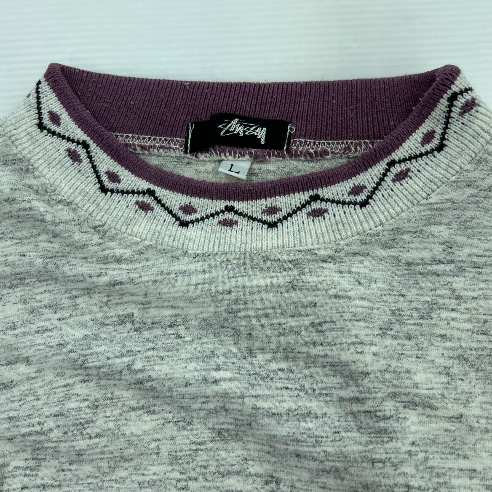 半袖Tシャツ 80s モックネック グレー L グレー