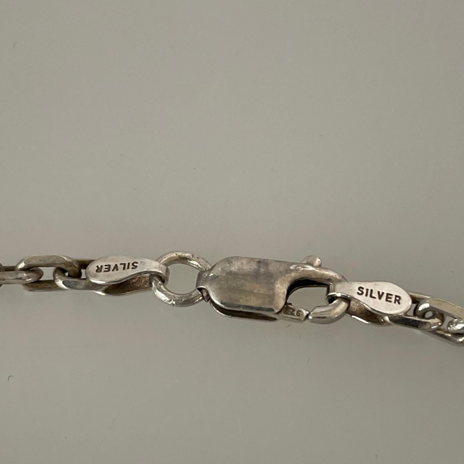 ネックレス SILVER刻印 太陽トップ×チェーン シルバー