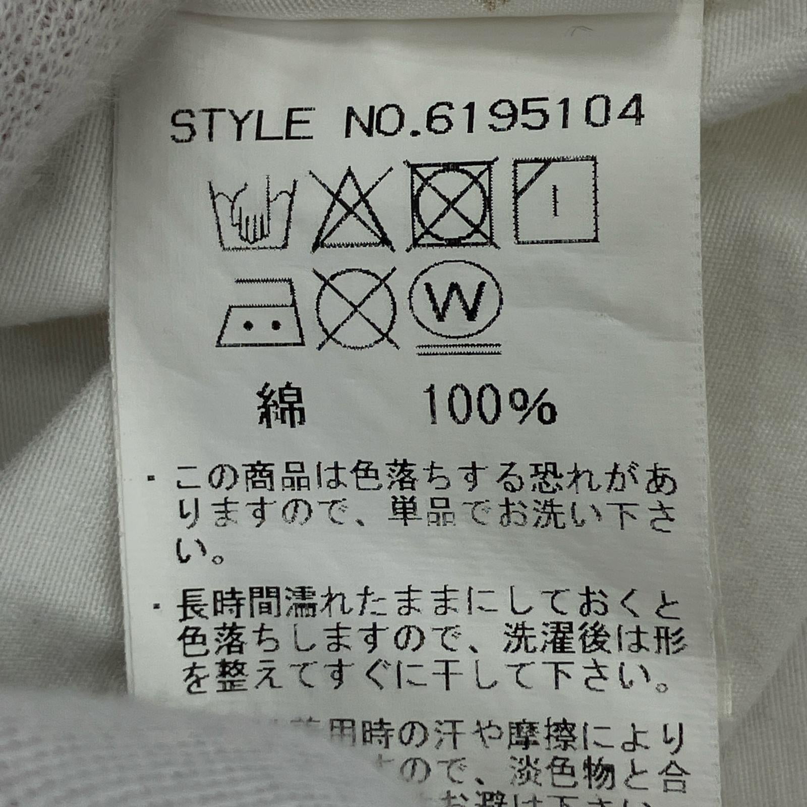 長袖シャツ ミリタリーシャツ(L)ホワイト L ホワイト