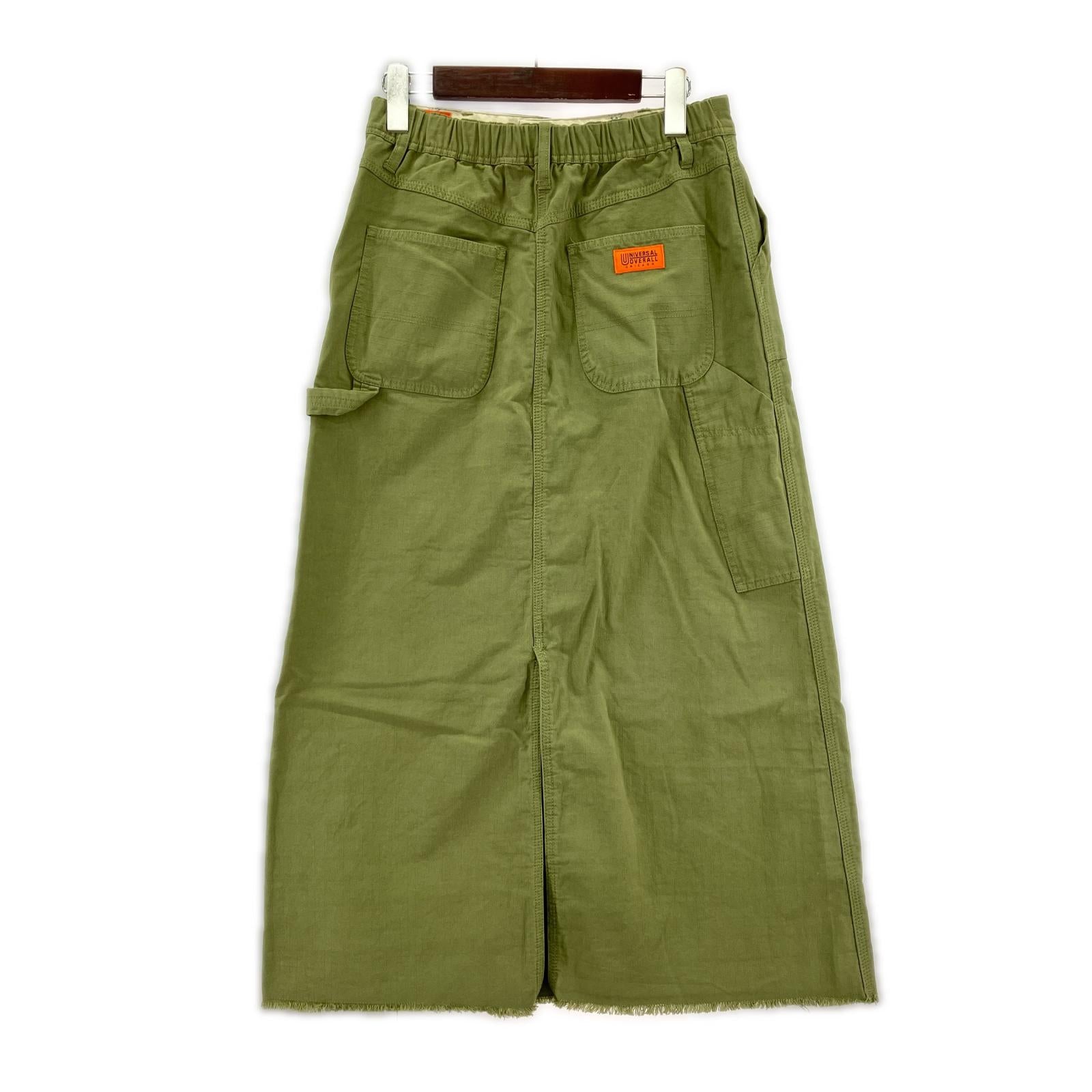 ロングスカート ×UNIVERSAL OVERALL カーキ M カーキ