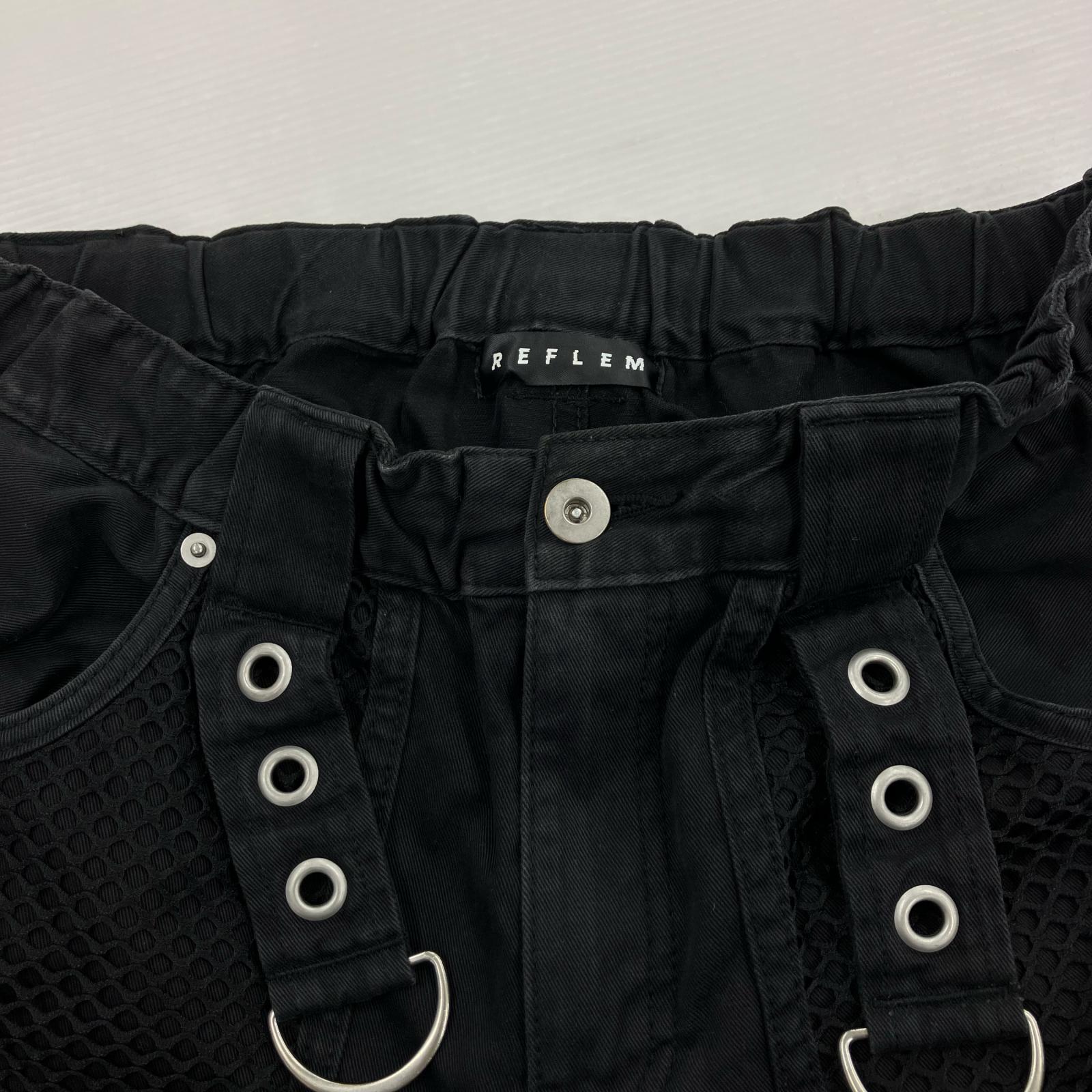 パンツ REFLEM ワイドパンツ ブラック フリー ブラック