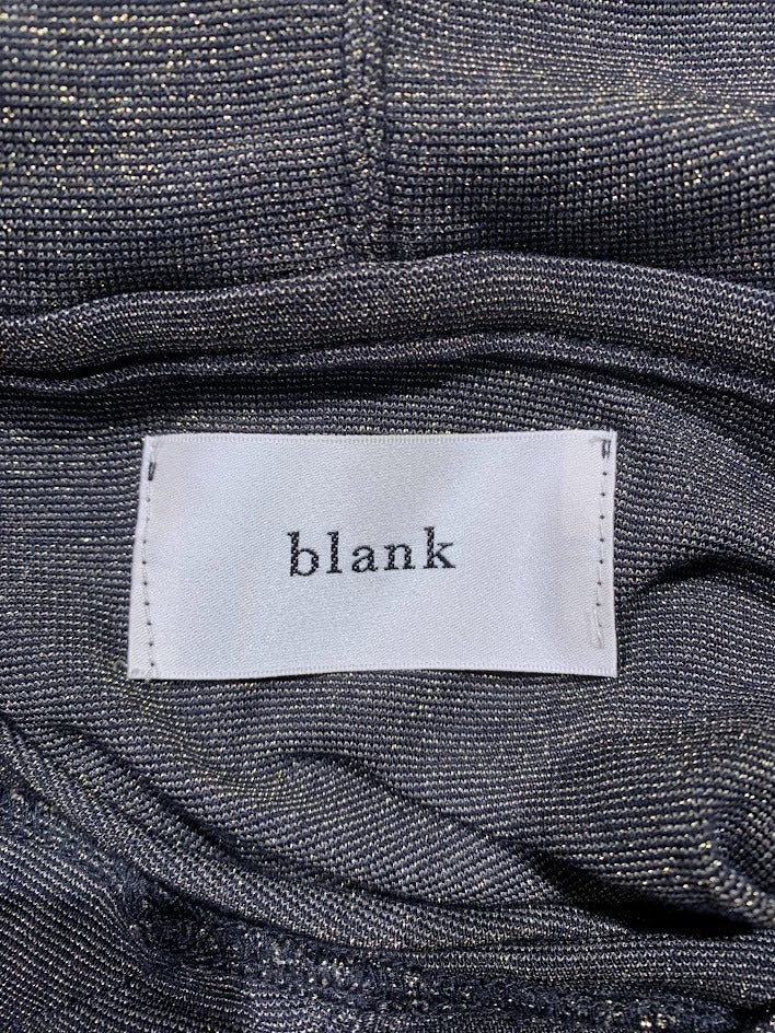パーカー blank ラメ フーディー 0 ゴールド