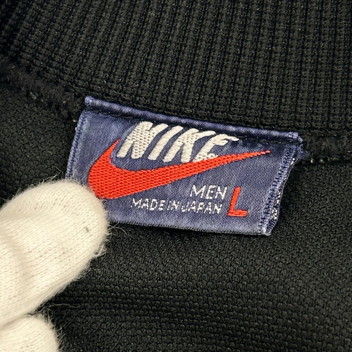 ジャケット NIKE 80s 紺タグ トラックジャケット ブラック L L ブラック