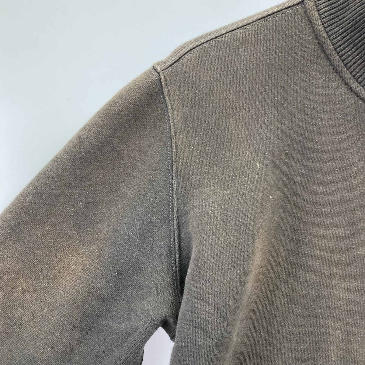 スウェット DIESEL ジップスウェットジャケット フェードブラック (M) M ブラウン