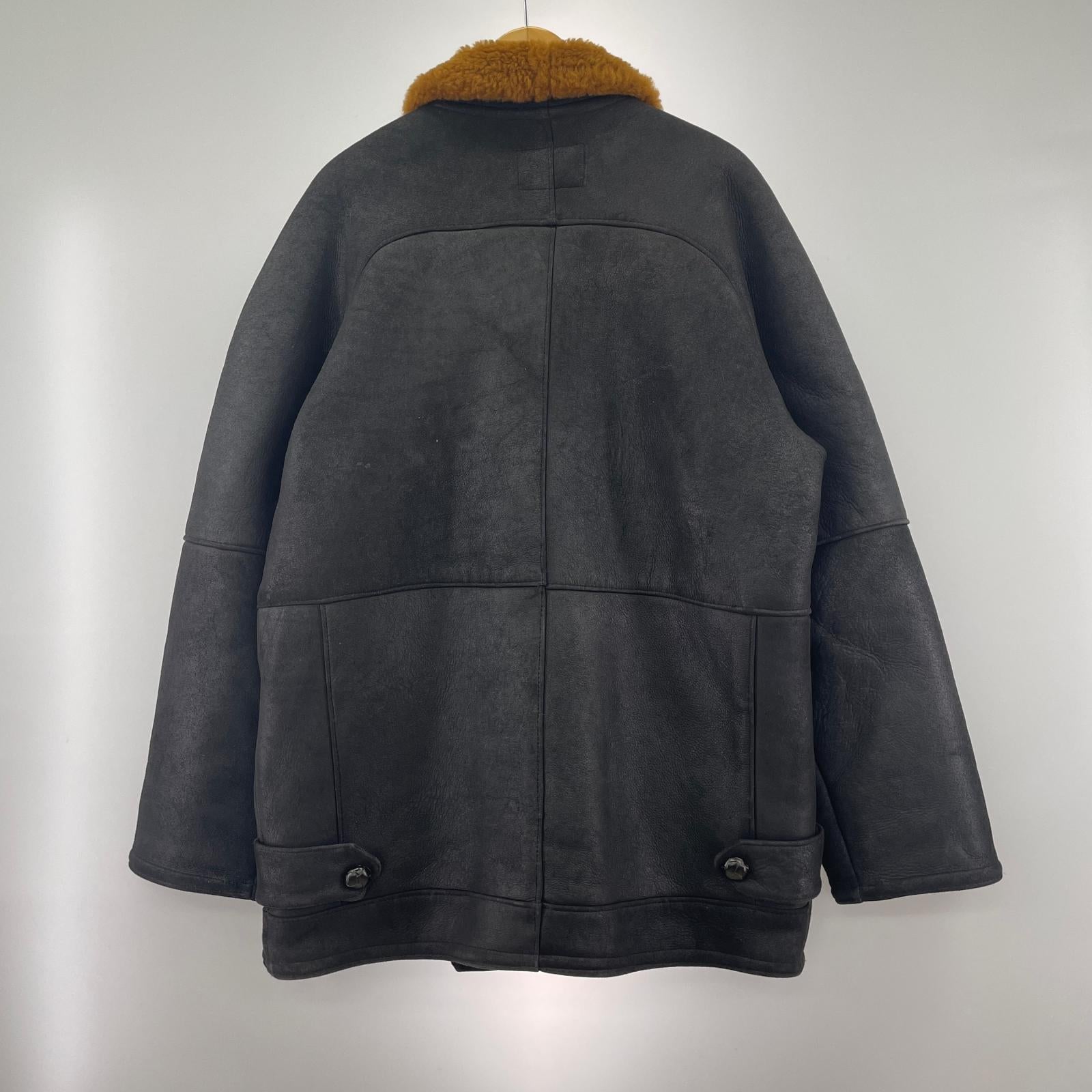 ジャケット Winny Roaste ウールコート sheepskin usa製 ブラック
