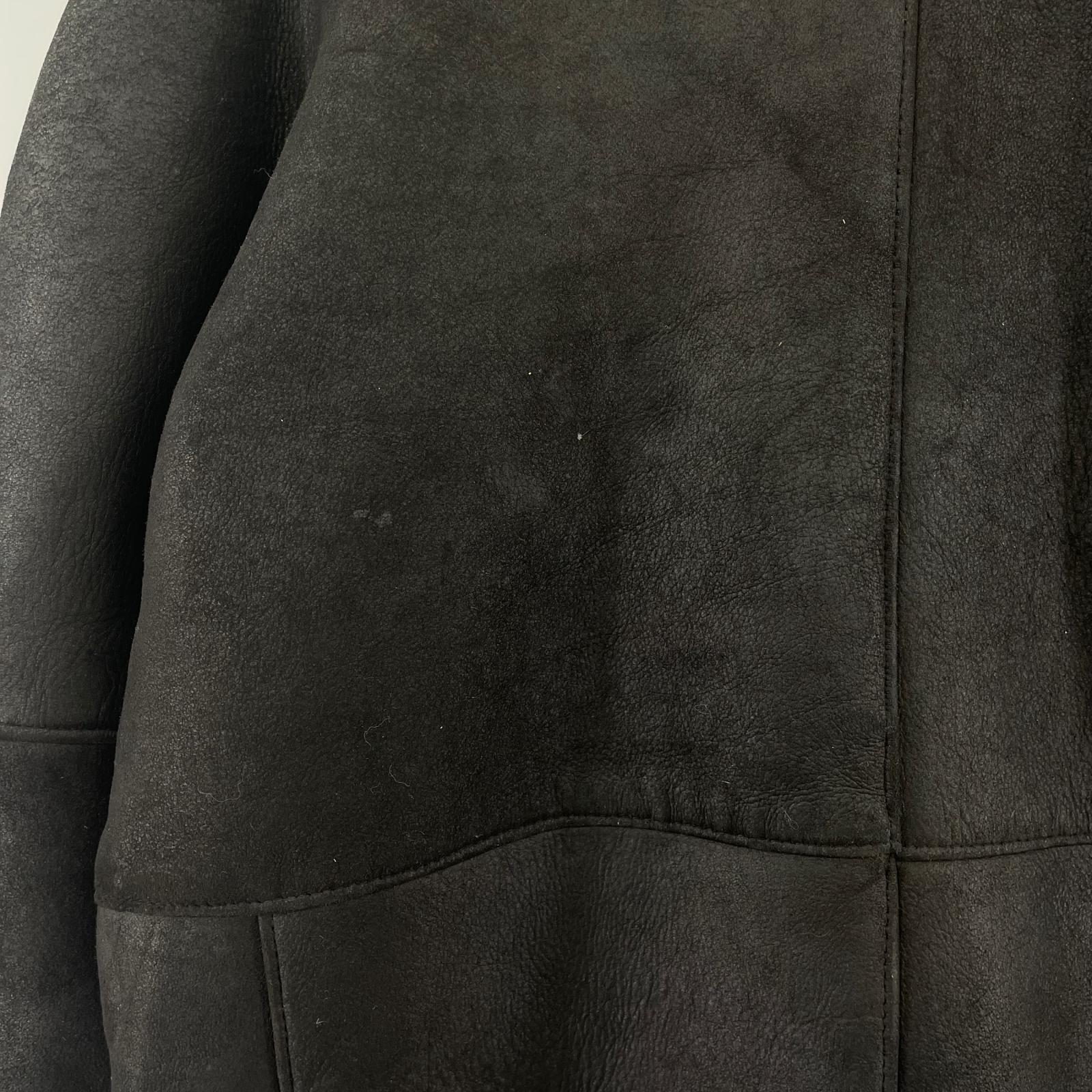 ジャケット Winny Roaste ウールコート sheepskin usa製 ブラック
