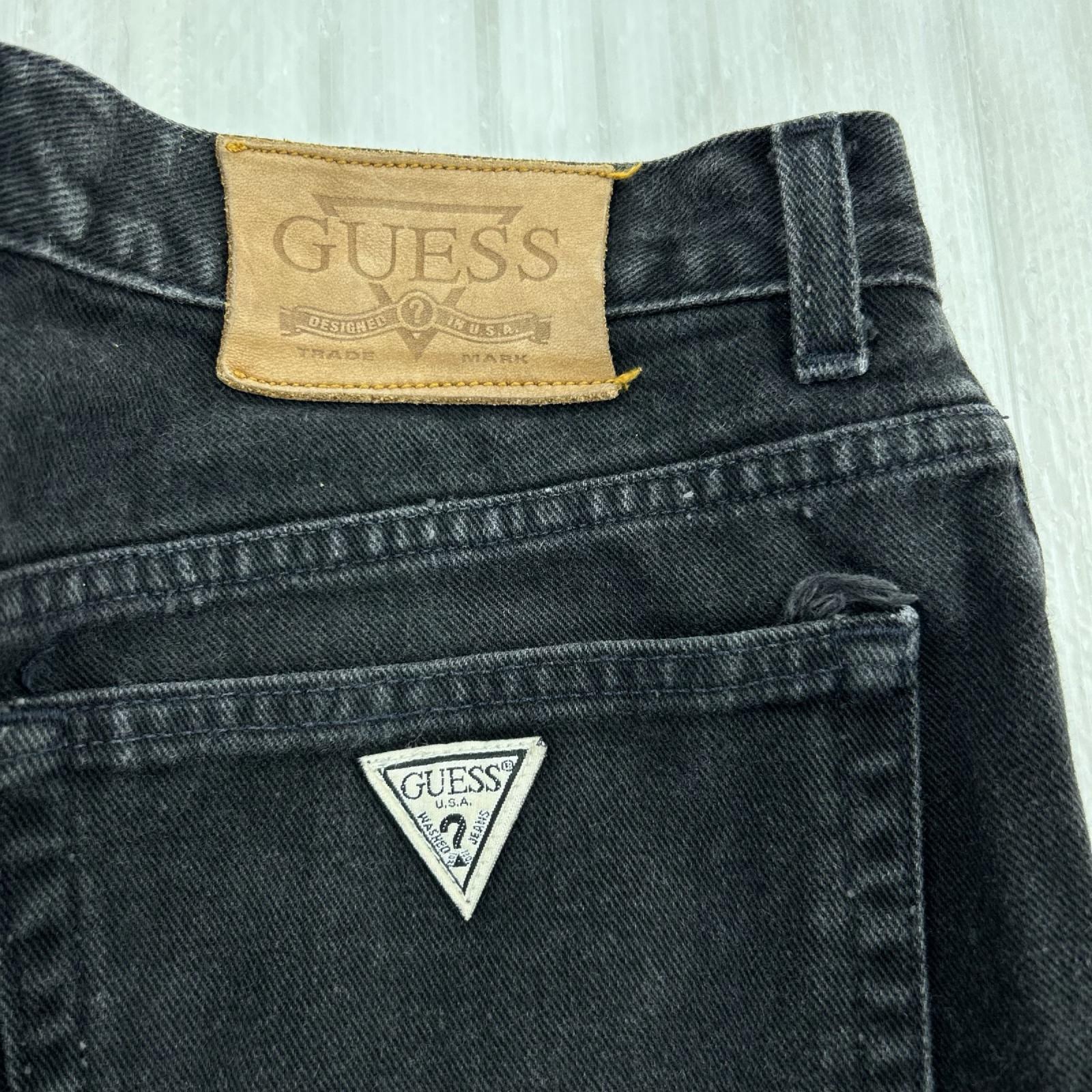 デニムパンツ GUESS デニム made in USA ブラック