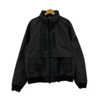 ジャケット 19AW ワッペン 2レイヤ- ナイロンボンバー ブラック