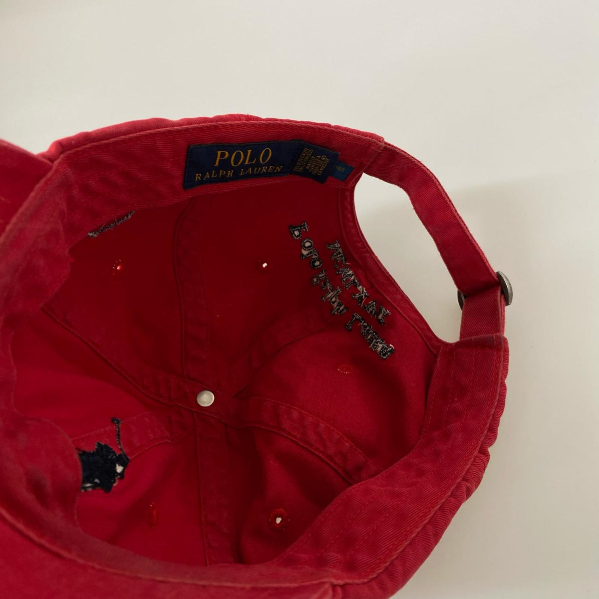 キャップ ビッグポニー No3 RED